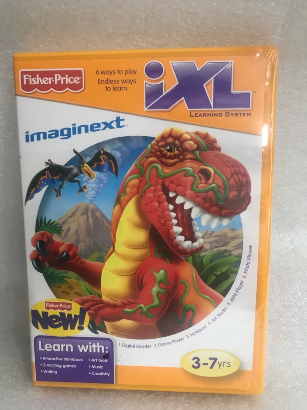 Fisher-Price Imaginext IXL Learning System - Red Dinosaur Educational Game new